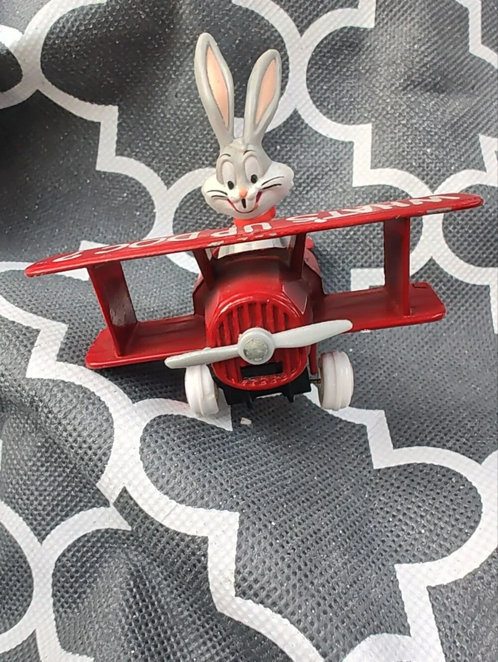 Vintage 1988 ERTL Looney Tunes Bugs Bunny Airplane WHAT’S UP DOC?